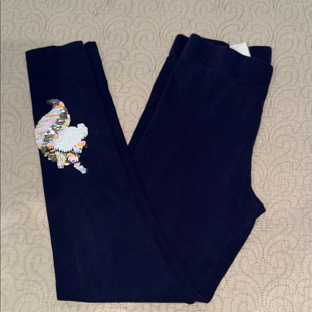 Cynthia Rowley Blue Leggings‎ with Sequin Design